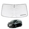 SAWAKAKI Sunshade for Toyota Noah 90 Series Custom Designed for Windshield Features Logo Sun Heat UV Heat Relief Compact Storage - - - Protection,