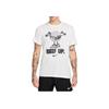 Nike Short Sleeve Straight Cut Round Neck T-Shirt Men tops HV4136-100