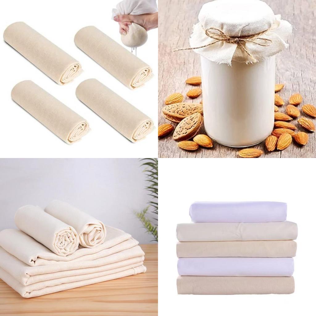 Cotton Tofu Cloth With Lock Edging For Kitchen Use And Food Filtering