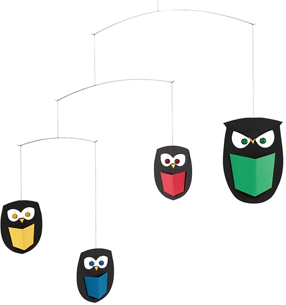 

Frensted Mobile Мобильный интерьерный орнамент Скандинавское животное Мудрые совы FSM130030 Поставляется в подарочной коробке Товары для детей Подарок [Официальный импорт]