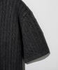 STCO Diems Premium Washed Round Knit Charcoal Gray (Semi-Oversized Fit)_Dktxb72Osc