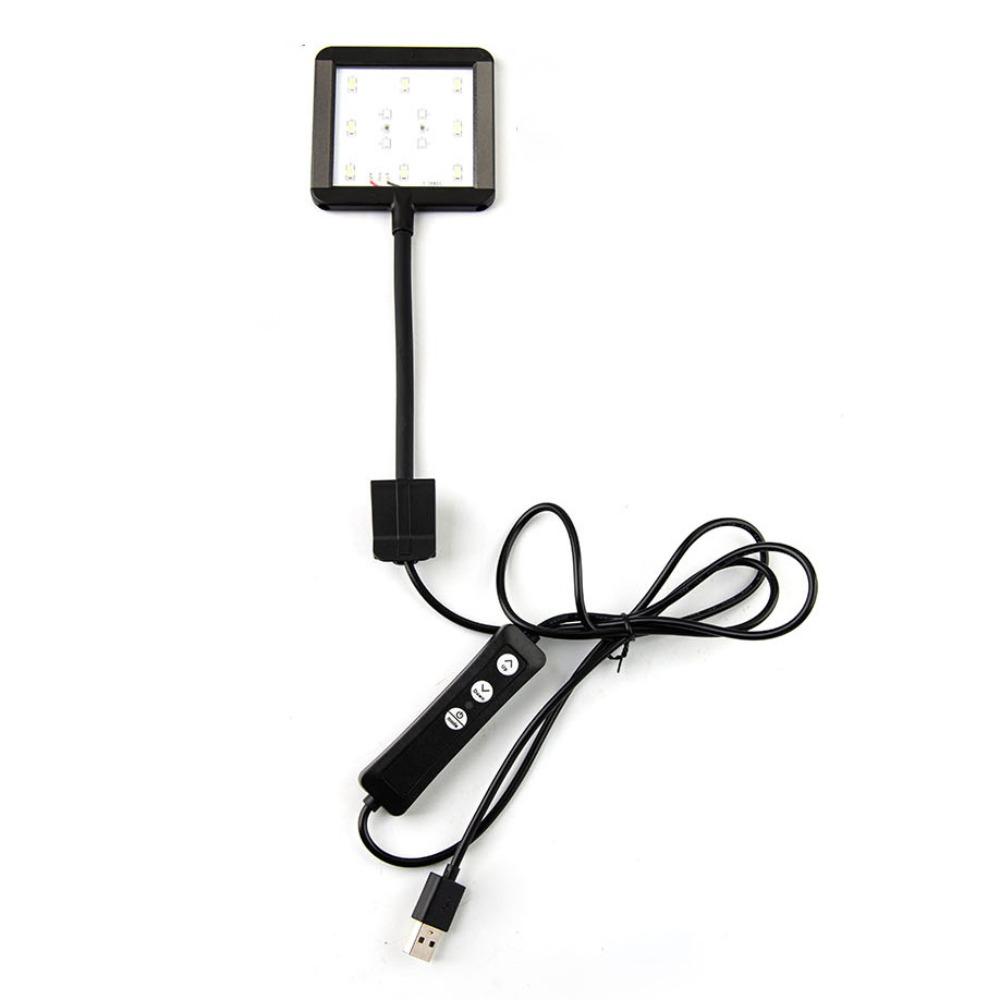Adjustable Fish Tank Light 360° Rotatable Fish Tank Clip Lamp Full Spectrum Lamp  Aquarium Plants