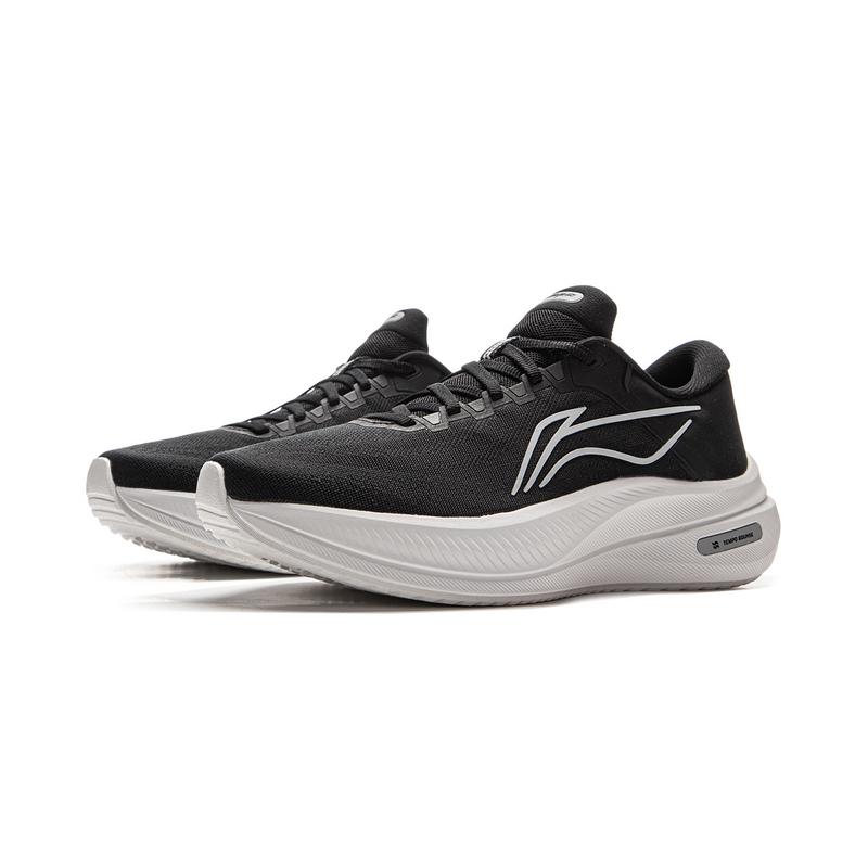 Li Ning Yueying 5 Cushioning Slip Resistant Abrasion Resistant Low Top Running Shoes Women's Black ARHV016-3