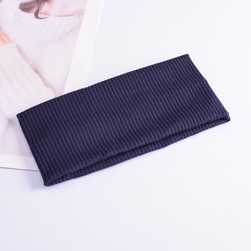 Korean Style Knitted Women's Headband: Versatile, Sweat-Absorbent, Elastic for Sports & Face Washing