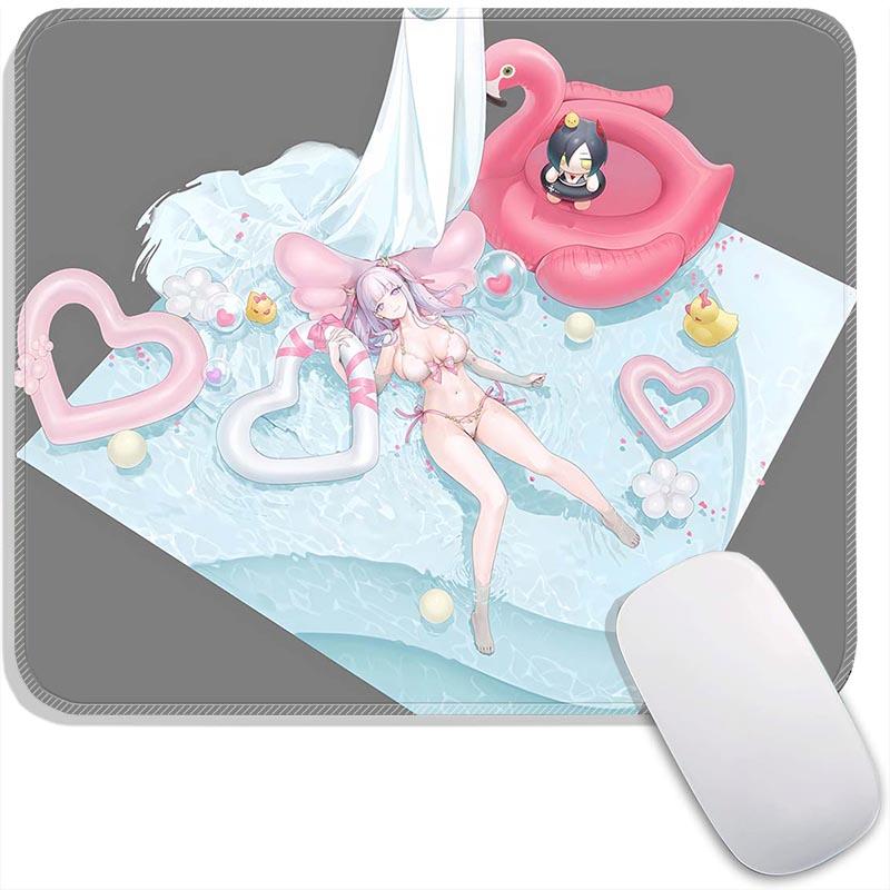 Anime Standard Mouse Pad Azur Lane Ulrich Alsace Azuma Small Gaming Mousepad Travel Mouse Mat Plymouth Non-Slip Office Mousemats