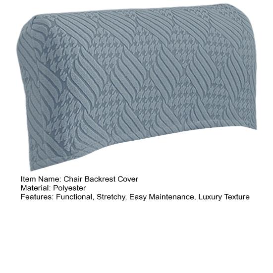 Potah opěradla kancelářské židle Elastický chránič opěradla Prachotěsný potah opěrky hlavy Chrání před skvrnami a opotřebením pro herní židli kancelářskou židli