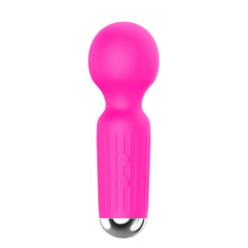 Mini Vibrators Female Masturbator Portable Silicone Vibrating Stick G Spot Massager Magic Wand AV Vibrator Sex Toys for Women