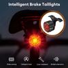 GlYO Auto Brake Sensing Bicycle Tail Light -USBRechargeable, lP66 Waterproof LED WarningLight for MTB & Road Bike Night Safety