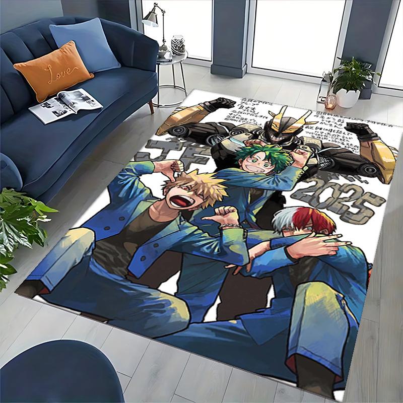 1pc Boku no Hero Academia Midoriya Izuku Chair Mat - Anime Cartoon Design Office Desk Pad, Non-Slip Carpet for Home Decor, Suitable for All Seasons.T0