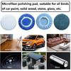 Boltigen 8Pcs 5-6 Inch Buffing Pads Orbital Polishing Pad 4 Colors 5'' To 6'' Microfiber Coral Fleece Bonnet Car Buffer Polisher Waxing Covers For
