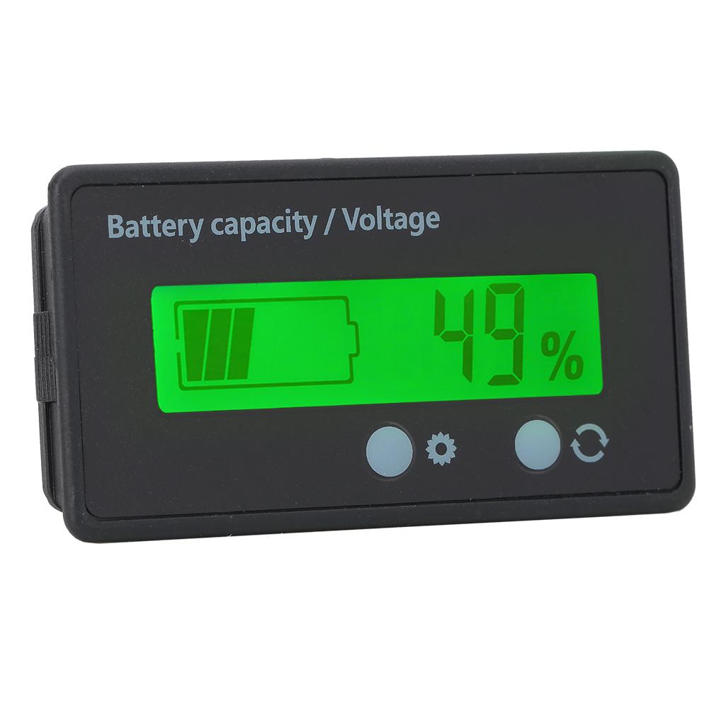 GY-6GS PCB HTN Vanntett Batterikapasitetsmonitorindikator LCD-skjerm 12-84V Hvit