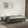 VidaXL Divan Bed and Mattress Dark Green 180x200cm Velvet - Model 3144348