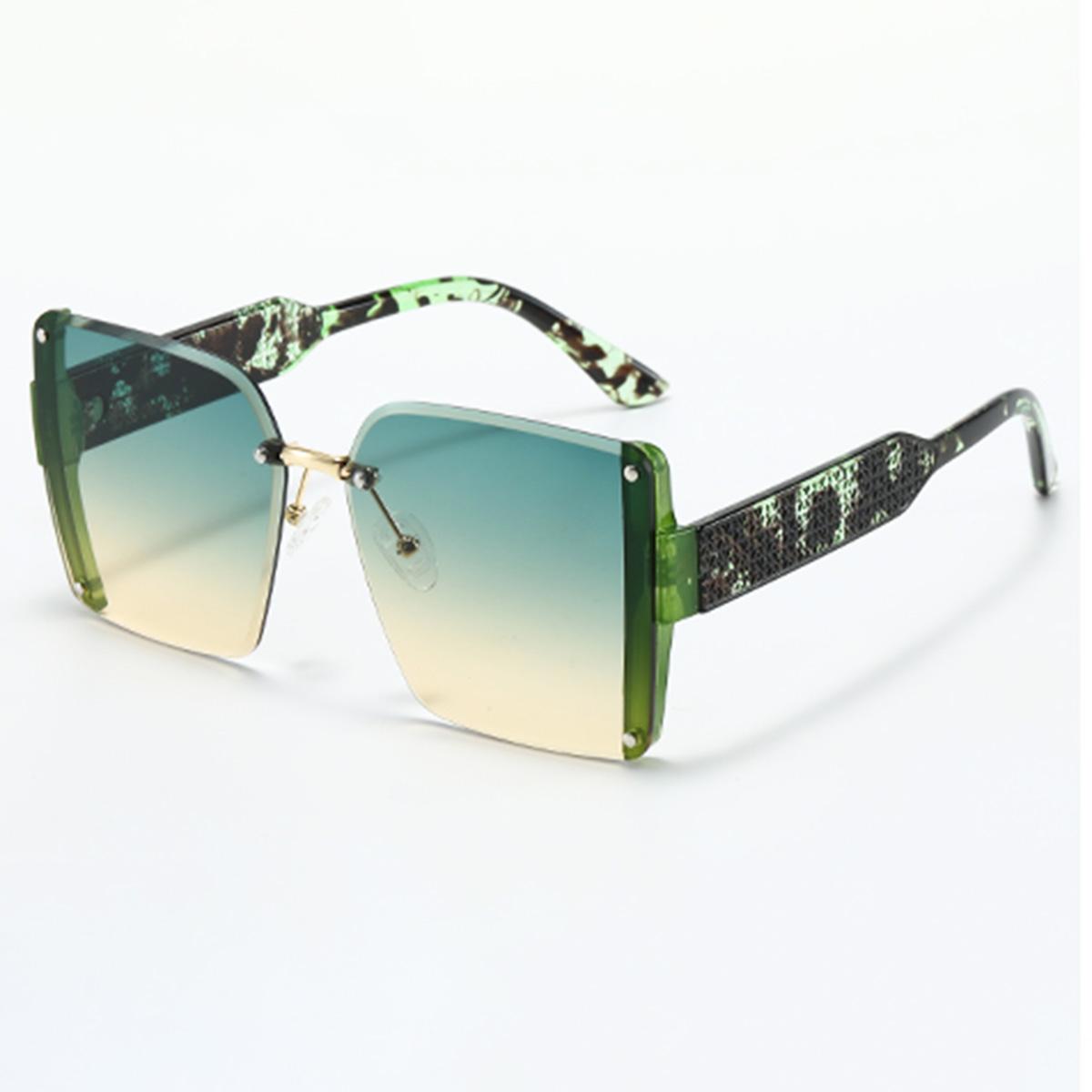 

New Fashion Women Brand Designer Luxury Sun Glasses Sexy Square Frame Rimless Glasses Sunglasses Female Vintage Uv400 Eyewear