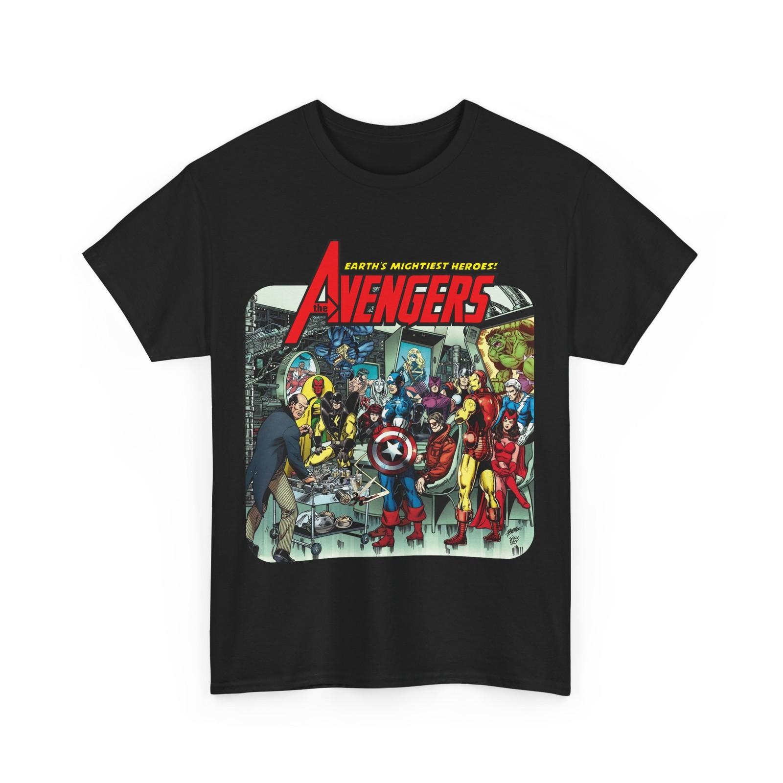 

Genuine 2026 New Avengers T-Shirt Captain America Hawkeye Print Plus Size Men s Short Sleeve Relaxed Sport T-Shirt M