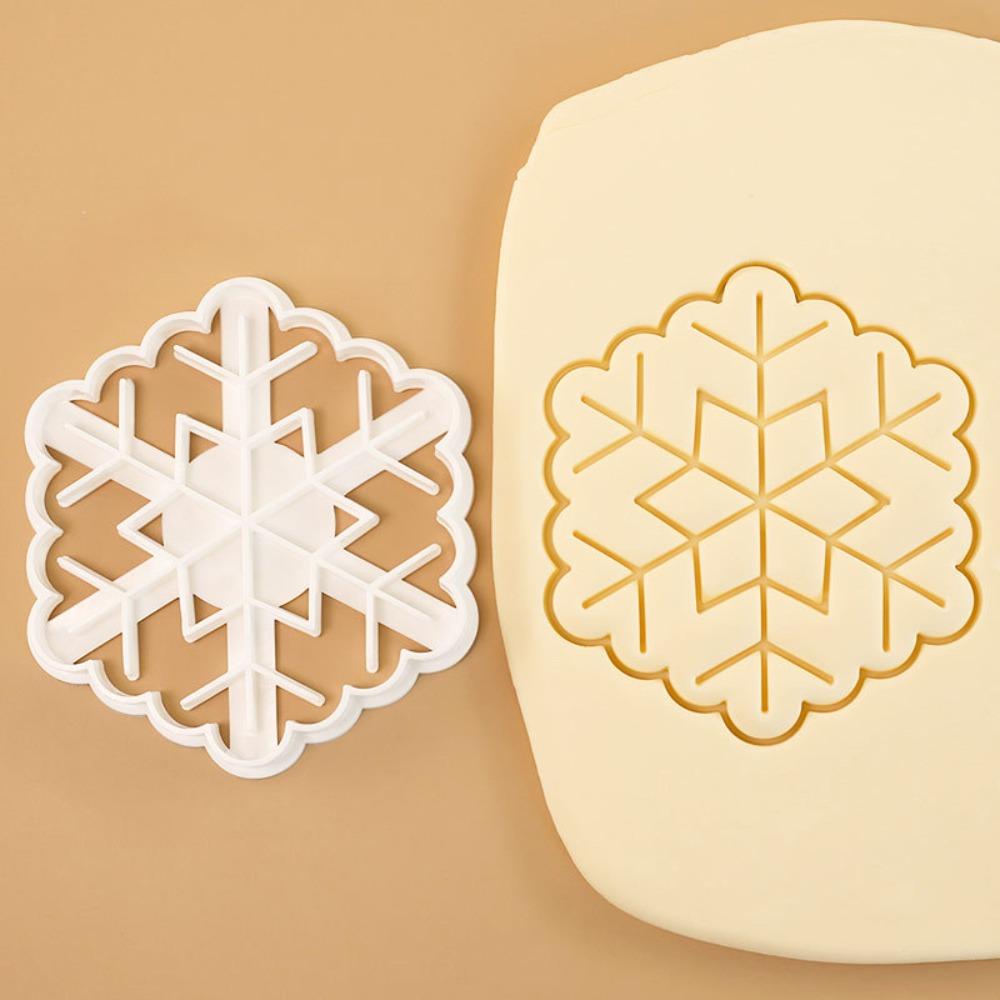 Christmas Cookie Embosser Santa Claus Baking Molds New Cookie Cutter  Kitchen Tools