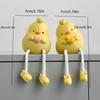 2pcs Cute Cartoon Resin Figurines with Hanging Legs, Decorative Collectible Statues, with Indoor Display for Various Room Types, Ideal Birthday Gift