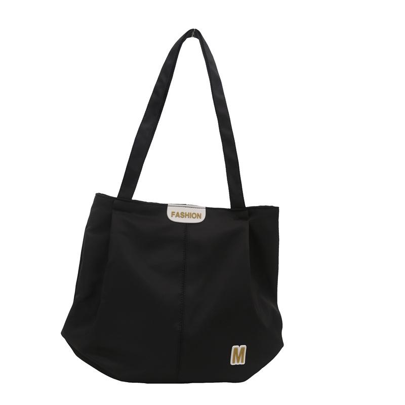 

New casual large-capacity bag women s autumn and winter fashion shoulder bag simple commuter canvas tote bag one size fits all