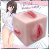 5 In 1 Dice Men's Masturbator with 3 Pussies One Anal One Mouth, Pocket Pussy Male Masturbator