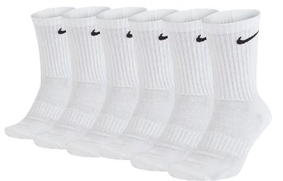 Nike Chaussettes Hautes Crew Cushion Quotidiennes Ensemble Combo Mixte Blanc SX7664-100