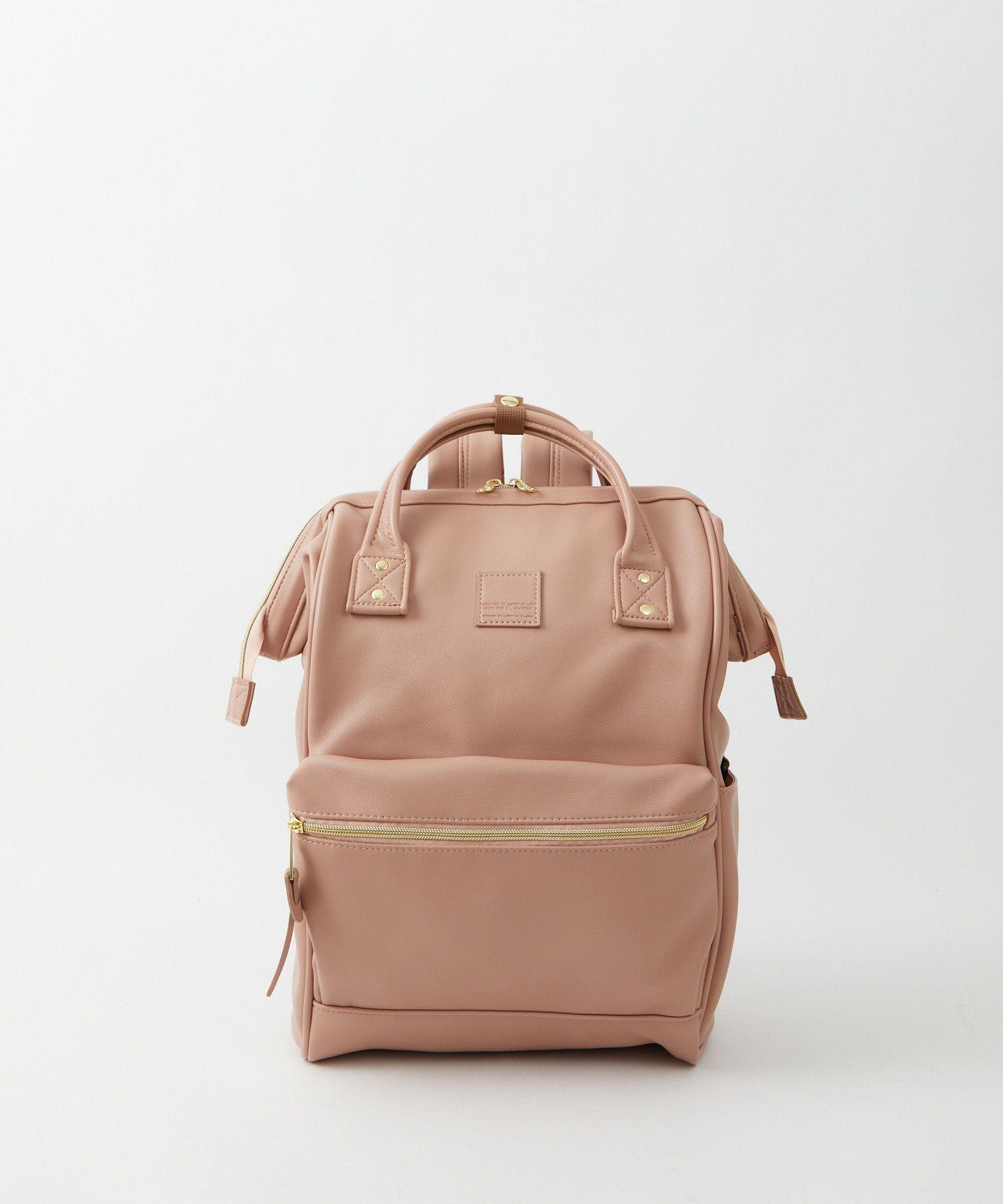 Женский рюкзак из искусственной кожи Japan Rakuten Золотая дорожная школьная сумка Regular 402717cm fits 14-inch PC розовый 2940₽