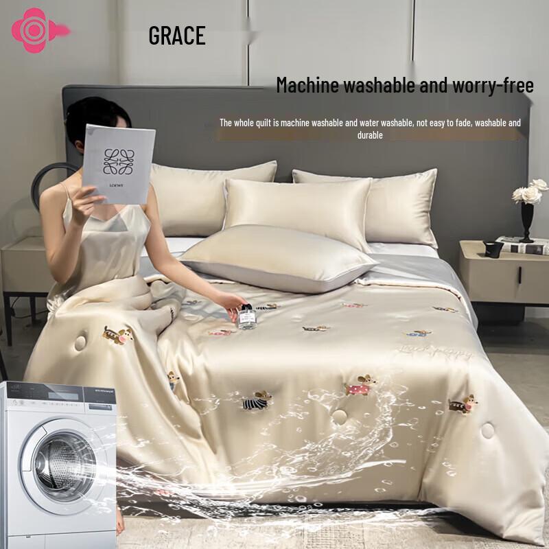 Grace Washed Cotton Summer Quilt