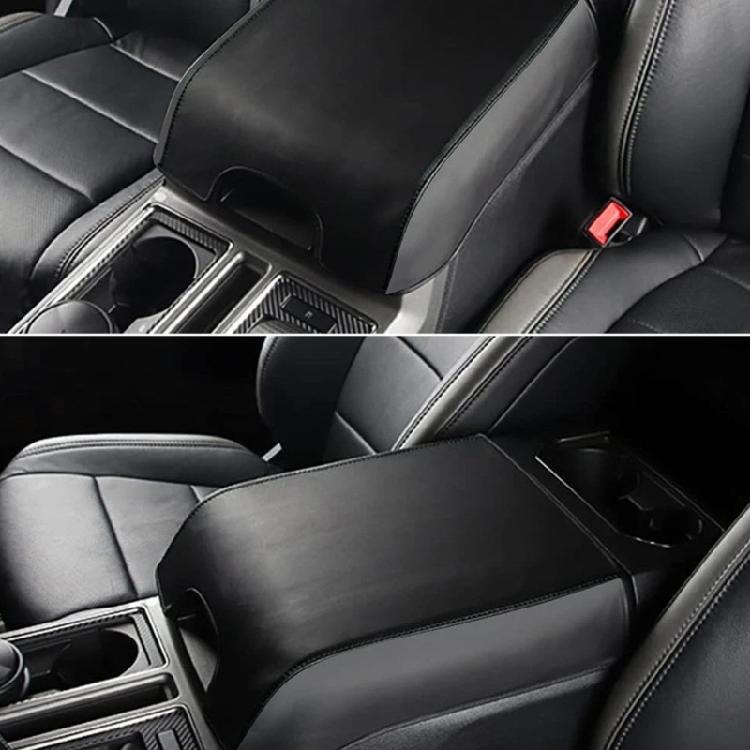 Comfortable And Stylish Center Console Armrest Protector Cover For F150 2015-2019 Central Storage Box Mat