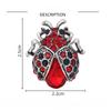 Mode handgefertigte Öl-Insekten-Brosche Mode Tierbrosche Strass weiblichen Schmuck Marienkäfer Broschen hochwertige