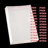 Multi-Spec Transparent Self-Sealing OPP Adhesive Plastic Dustproof Bags