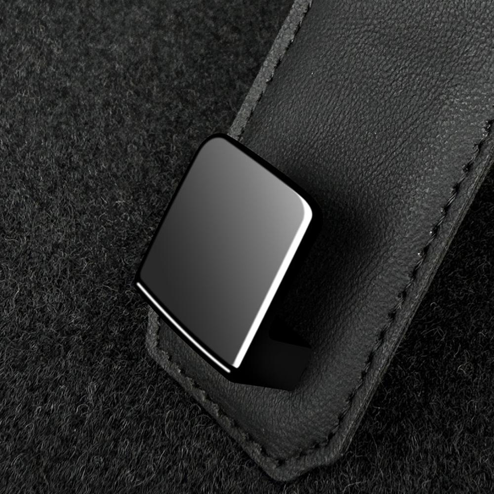 Hidden Car Back Seat Hook Headrest Suede Leather Soft Hanging Hook 20kg Load-Bearing Wear-Resistant Rear Row Hanger Accessories