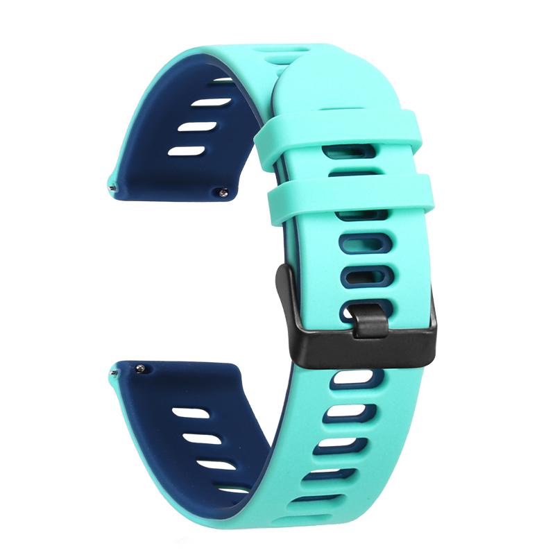 Bracelets de Montre Universels 22mm 20mm à Libération Rapide Bracelet en Silicone Souple en Caoutchouc Bracelet pour Montre Connectée Huawei Samsung Xiaomi Amazfit