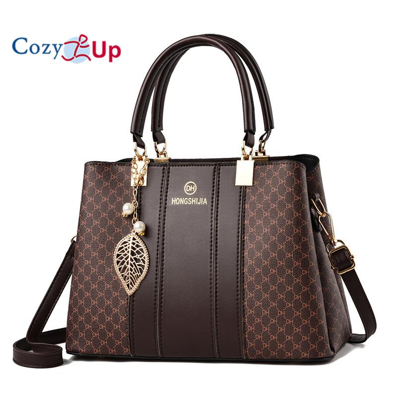 Geantă Cozy Up pentru femei Poșetă de umăr cu geantă de mână cu fermoar