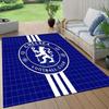Chelsea F.C Flannel Pattern Square Carpet,Area Rug,Carpet Rug for Living Room Bedroom Sofa Playroom Decor,Non-slip Floor Mat