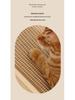 L-Shaped Solid Wood Sisal Cat Scratching Post - Durable, No Debris, Anti-Scratch Sofa Protector & Toy