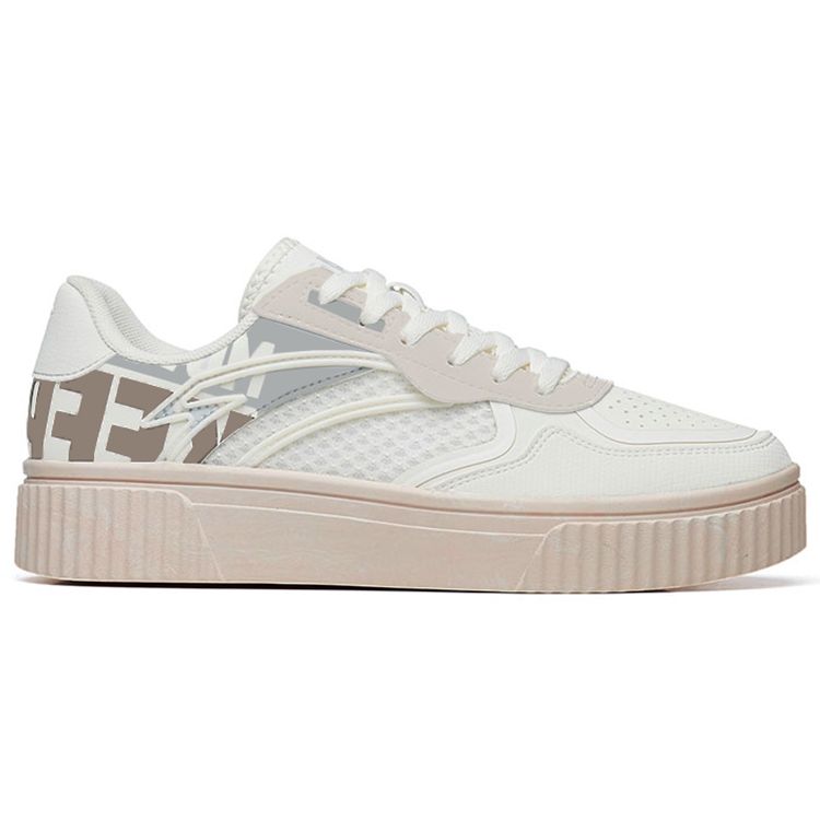 Anta Trendy Casual Lightweight Low-Top Skate Shoes Men sneaker White Gray 112138066-2