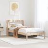 VidaXL Bed Frame with Headboard 90x200 Cm Solid Pine Wood, Bed, Bedroom Furniture, Wooden Bed, Single Bed, Frame 3306535