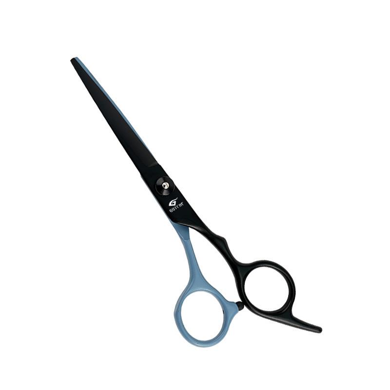 6-Inch White Hairdressing Scissors Set: Flat & Tooth Scissors for Adults and Kids