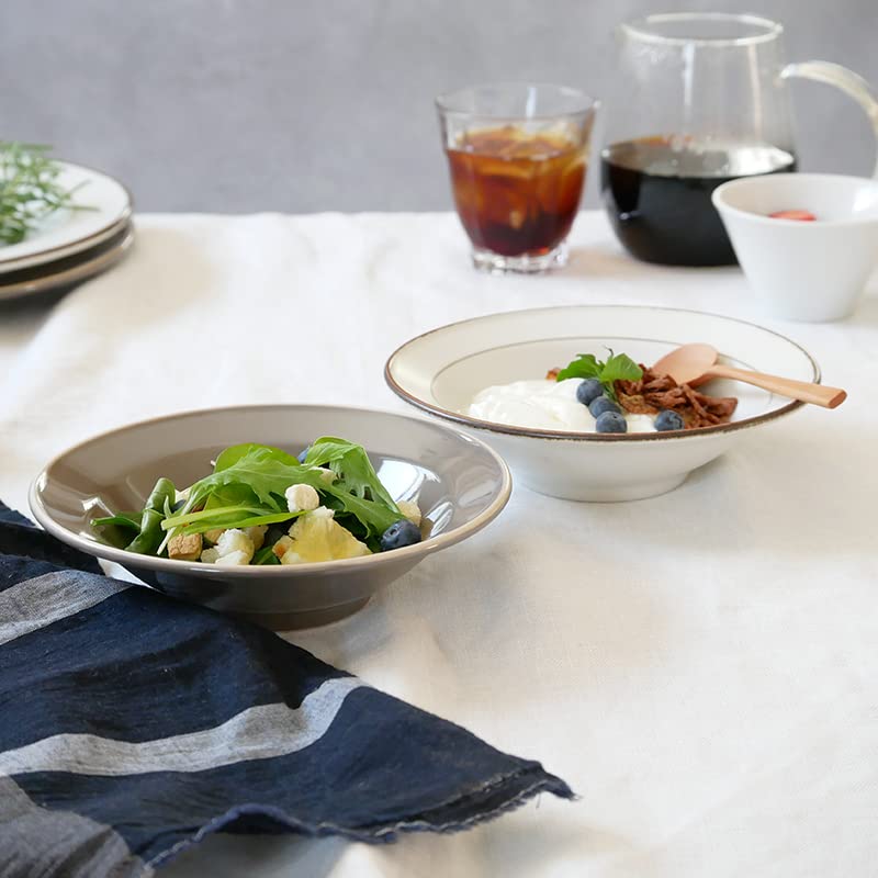 Tableware East Salad Bowl 17.5cm Daily style Brown Line
