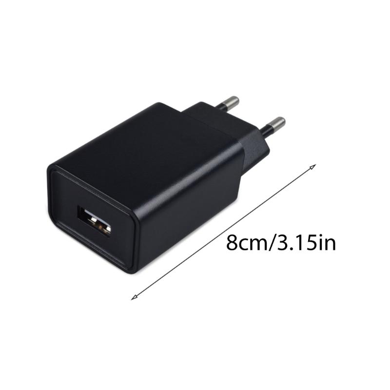 Portable Charging Adapter Quick Charging Plug USB Wall Charger Block with Safe Protections for Phones AC100-240V