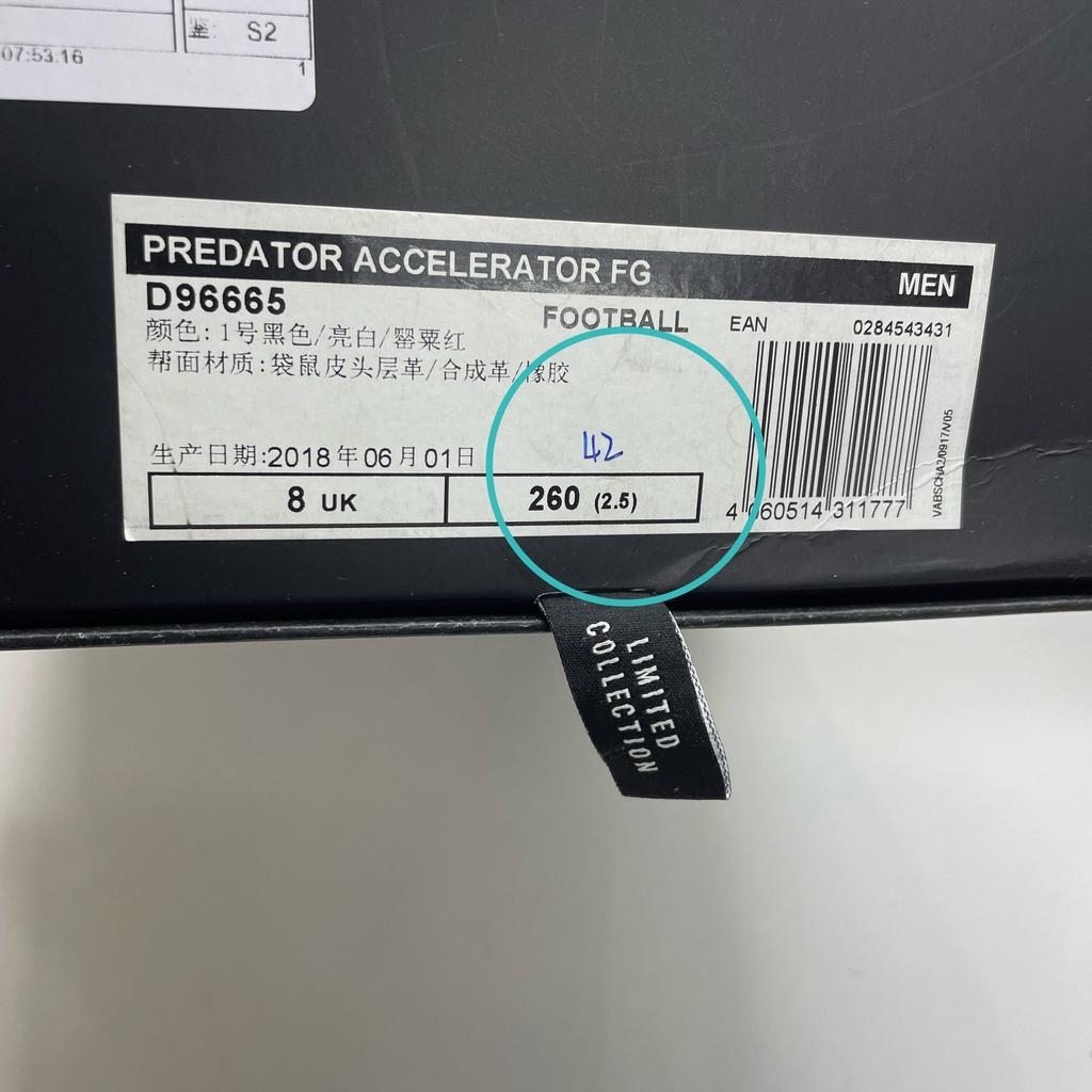 Pre-owned adidas Predator Accelerator FG() D96665-P26105164195167