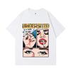 High Street Men'S T-Shirt Vintage Direct Injection Printing Ins Washed Cotton Short Sleeve T-Shirt Men'S And Women'S