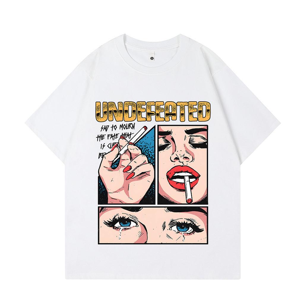High Street Men'S T-Shirt Vintage Direct Injection Printing Ins Washed Cotton Short Sleeve T-Shirt Men'S And Women'S