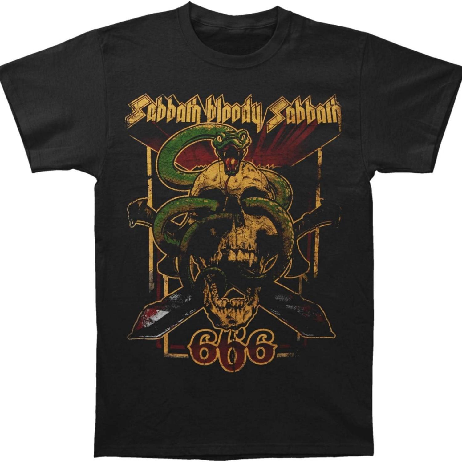 

Black Sabbath Men s Bloody Sabbath 666 T-Shirt Large Black XXXXXL чёрный