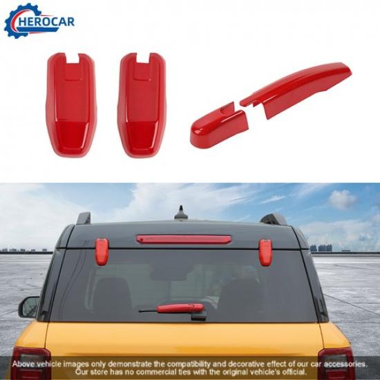 4pcs Rear Windshield Wiper Tailgate Hinge Cover Trim For Ford Bronco Sport 21-24