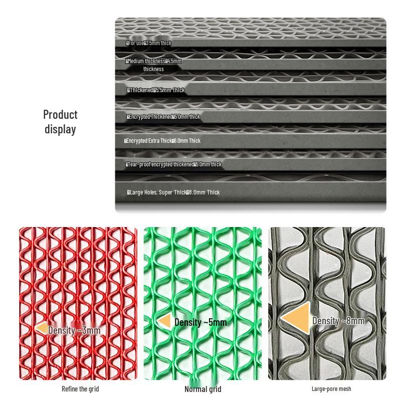 PVC Waterproof Anti-Slip Hollow Floor Mat for Pool and Bathroom