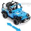 Non-Toxic 876Pcs Blue Off-Road Vehicle Building Blocks Toys Model Off Road Vehicle Assemble Puzzle Bricks Toy Sets For Kid Ornament Gifts