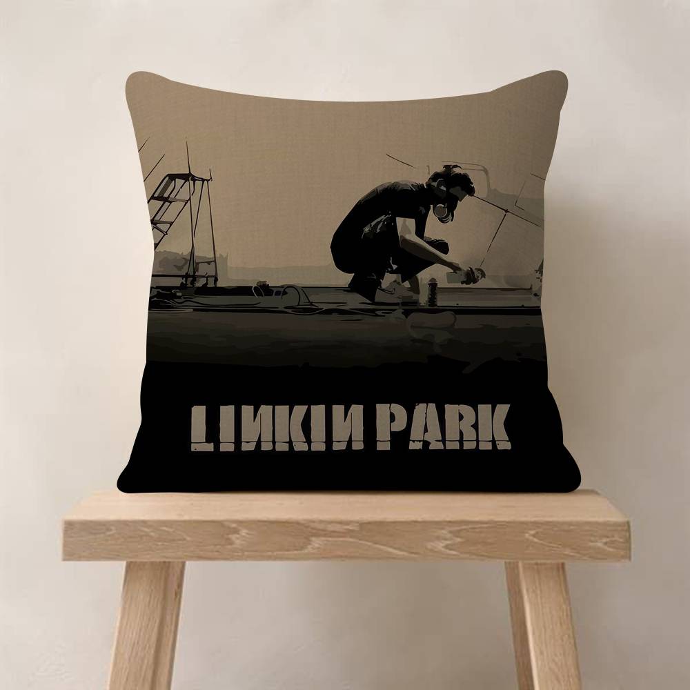Band Linkin Album Park Personalisierte Kissenhülle Kinderzimmer Wild Party Dekor Kissenbezug Kind Geburtstag Dusche Geschenk