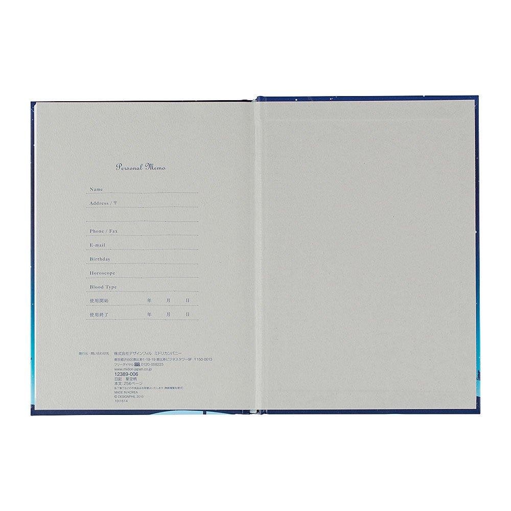 MIDORI Starry Sky 12389006 Diary, Pattern,