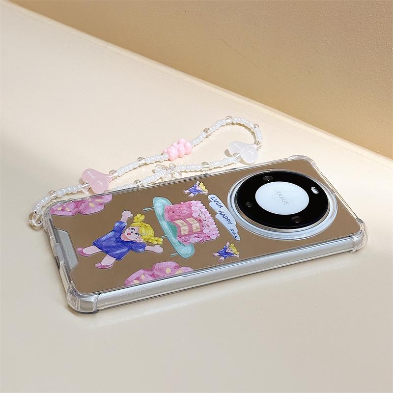 Huawei Mate 60 Pro Phone Case - Compatible with Nova 11/10, Honor 90/80 Pro, P60/50, Bracelet Design, Mirror Finish