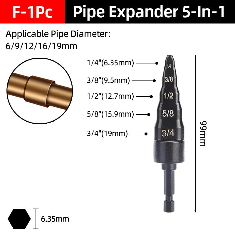Tube Expander Air Conditioner Refrigerator Copper Pipe Swaging Tool Tube Expanders Install Repair Maintenance Takeover Tools Set