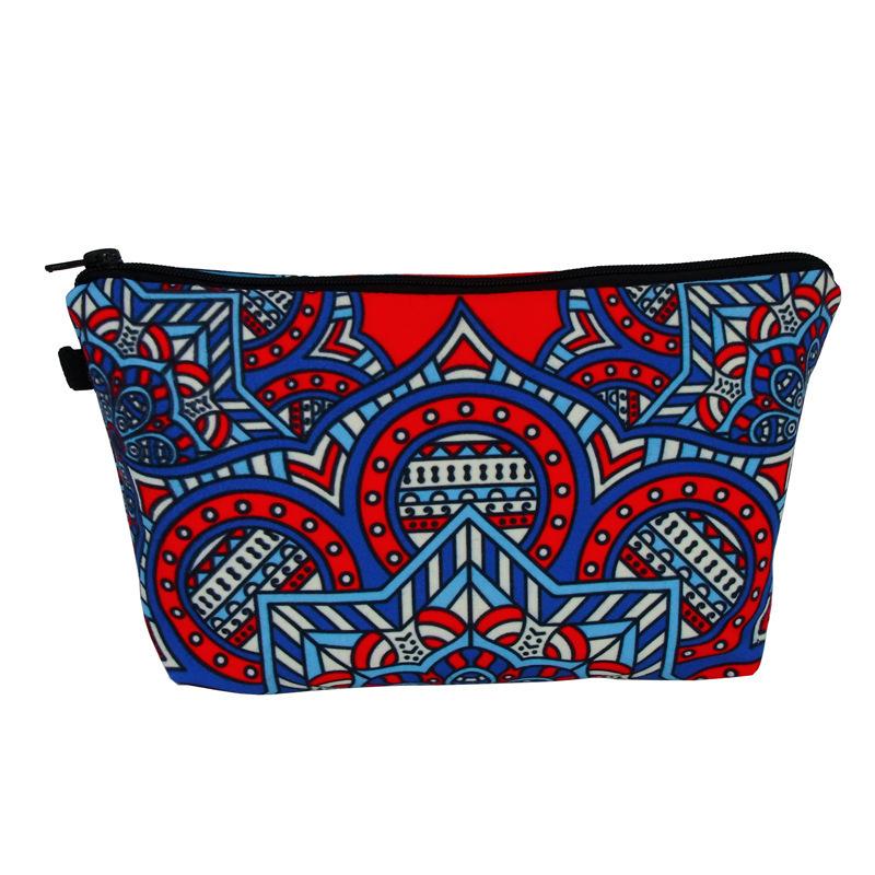 Makeup Flower Mandala Bag Multi Functional Travel Large Capacity Wash Storage